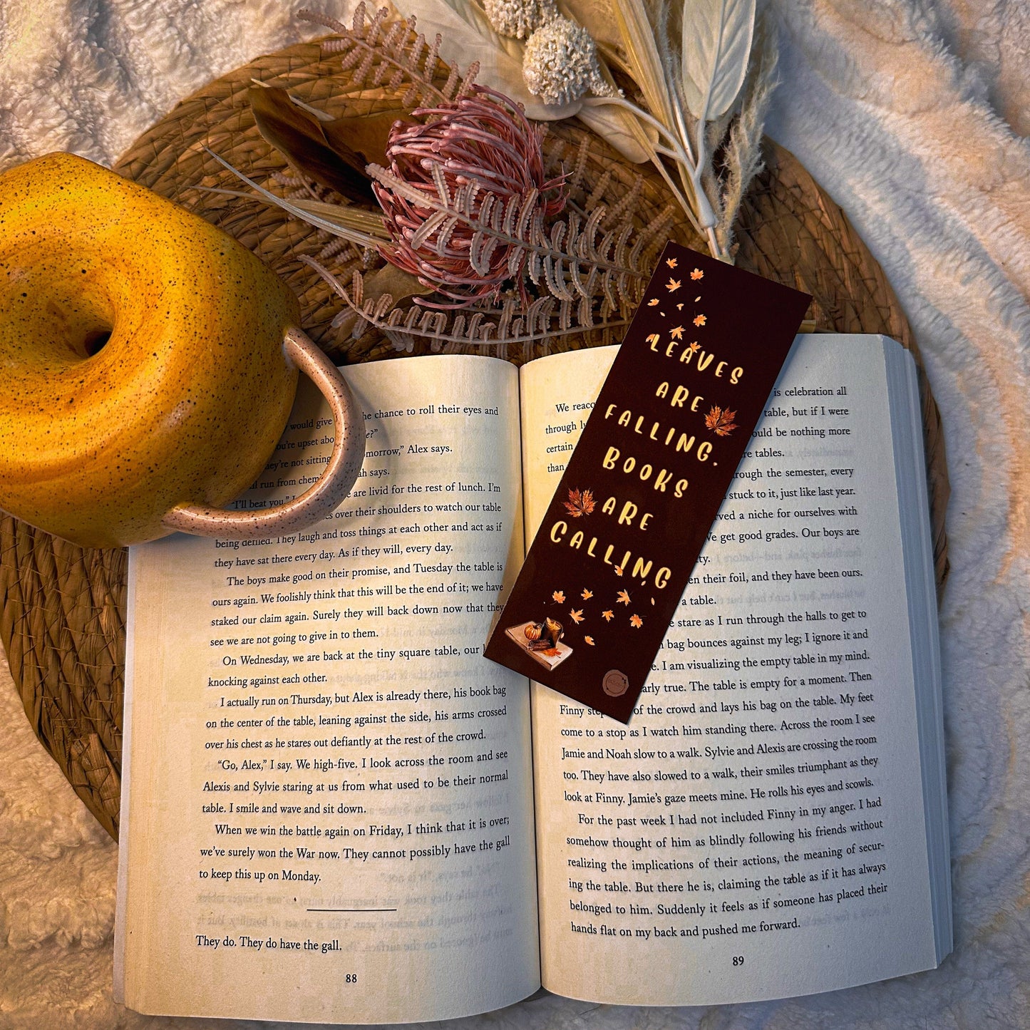 FALL BOOKMARK