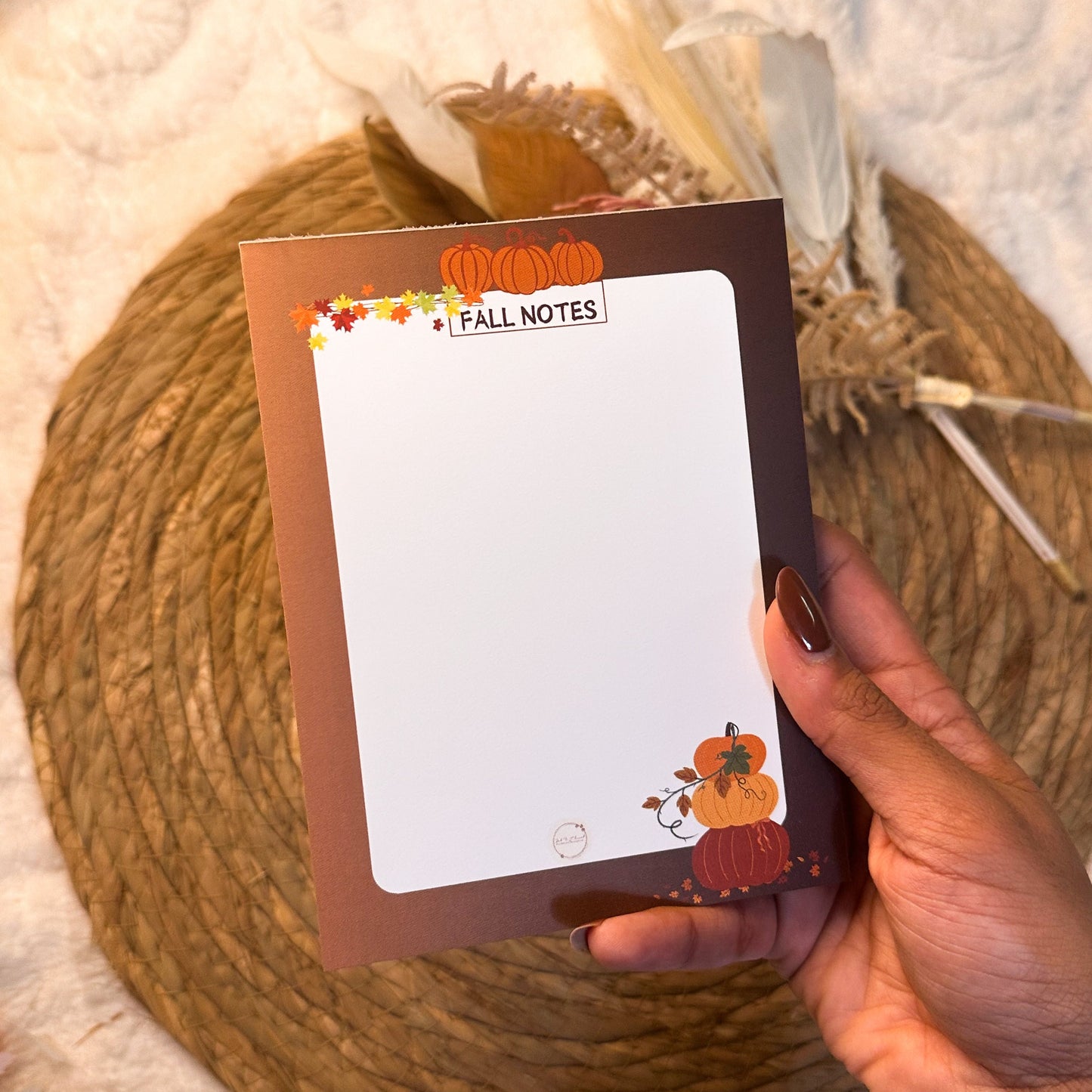 FALL NOTES NOTEPAD